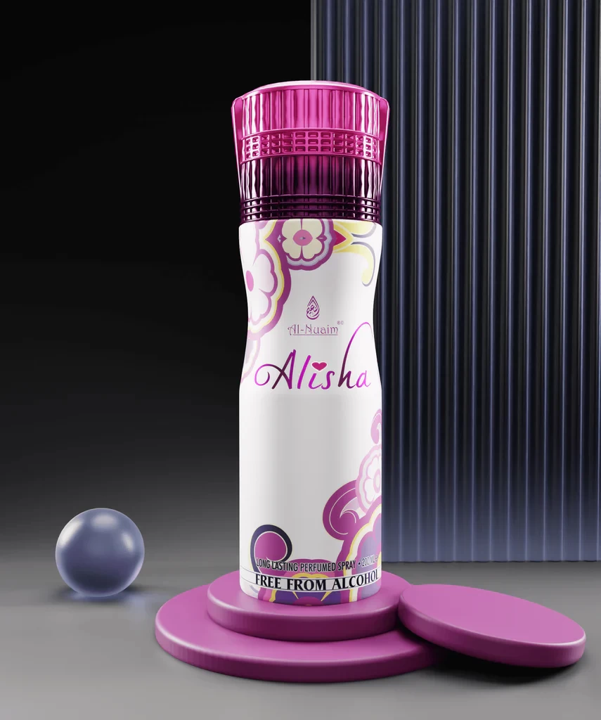 Al Nuaim Alisha Long Lasting Perfume Spray | Alcohol Free 200ml