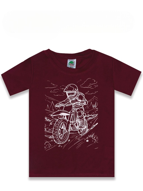 Bike Rider Kids T Shirts