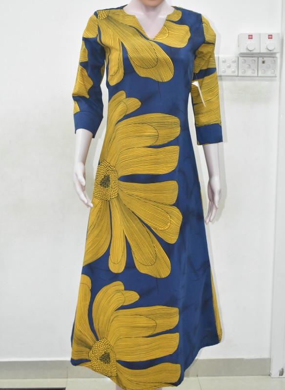 Long Sleeve Long Frock for ladies