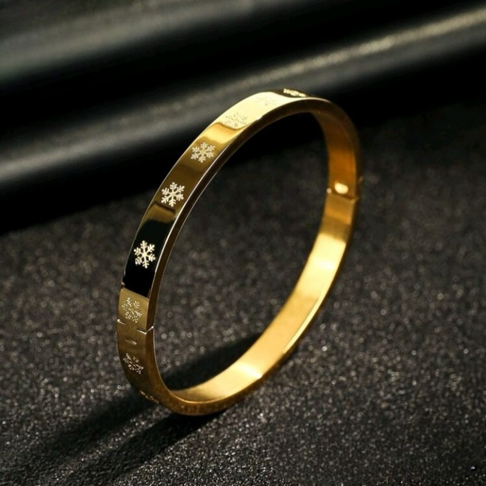 Gold Plated Cartier Plain Love Bracelet Bangle for Women