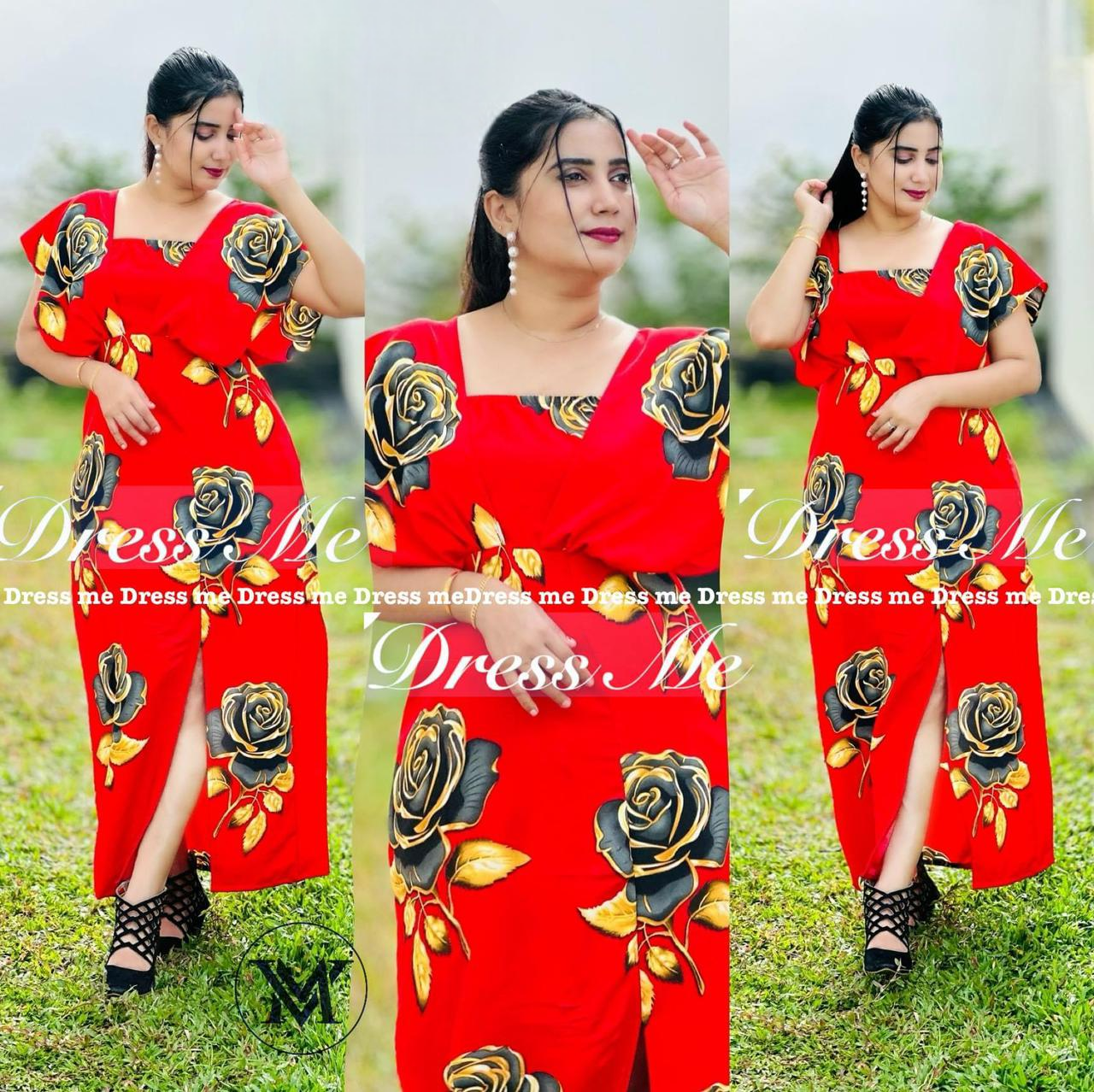 Casual wear Flower Design frock